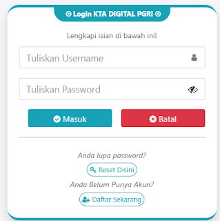 Register PGRI Buton Selatan - Persatuan Guru Republik Indonesia Cabang Buton Selatan